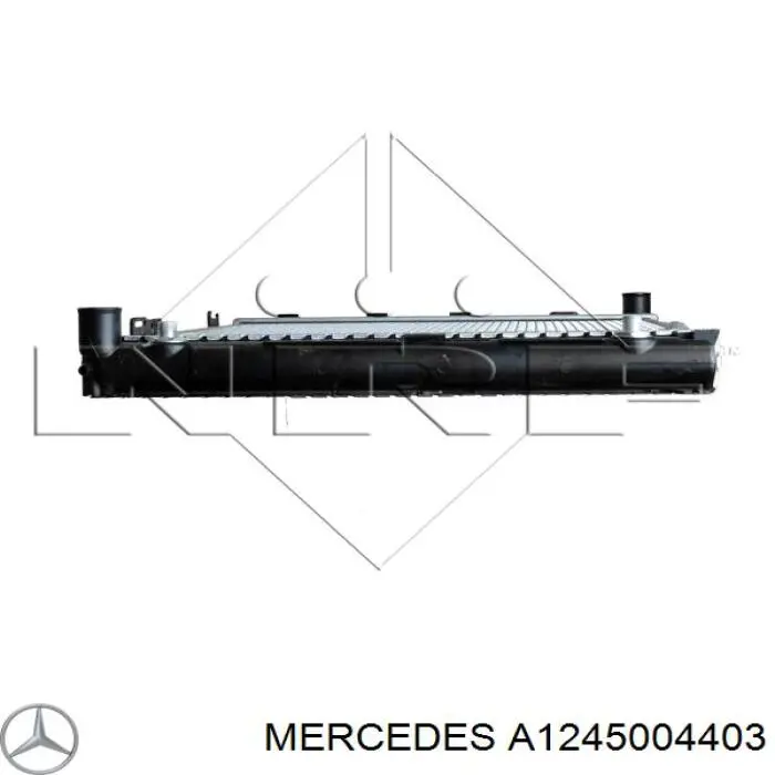 Радіатор основний Mercedes A1245004403 ціна, від 140.17 USD