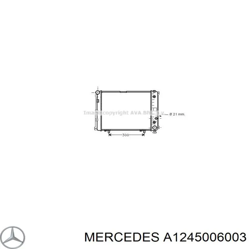 A1245006003 Mercedes радіатор охолодження двигуна