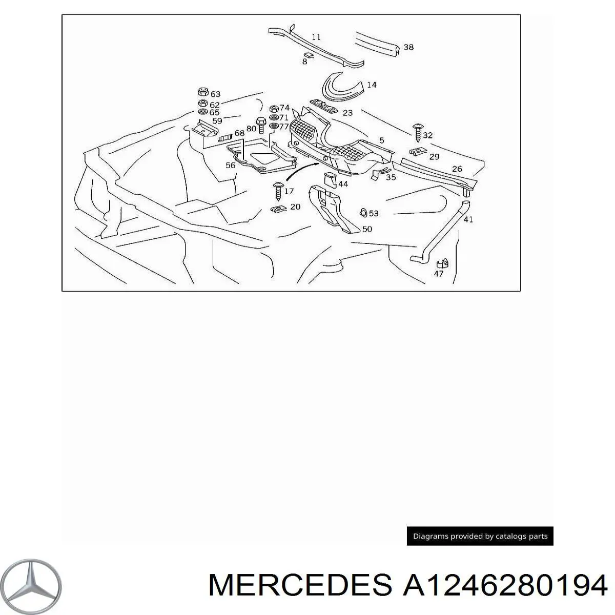 A1246280194 Mercedes 