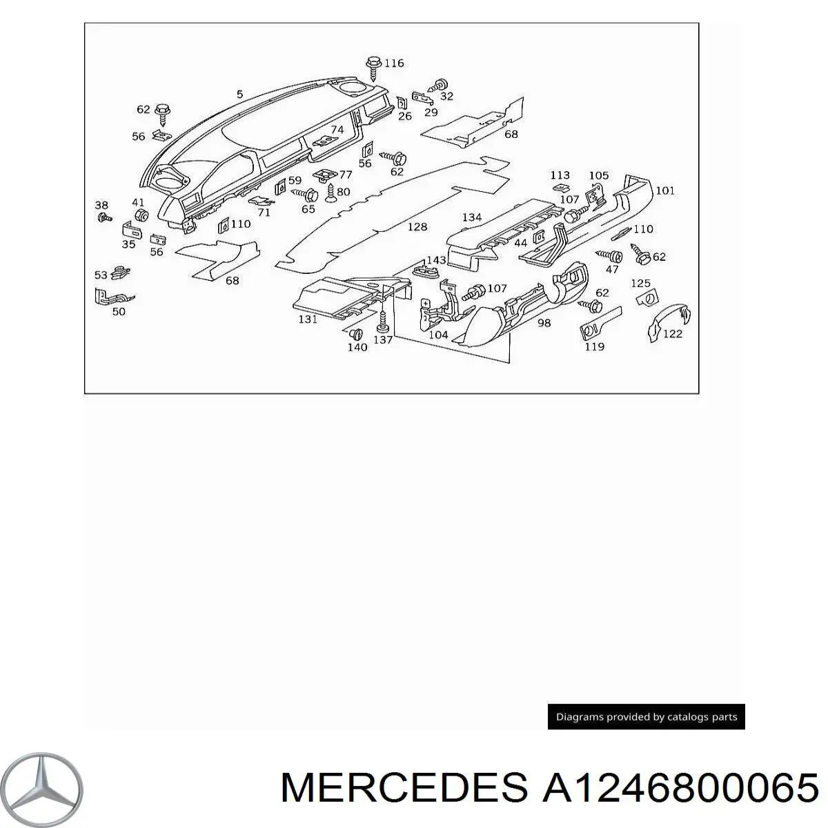 A1246800065 Mercedes 