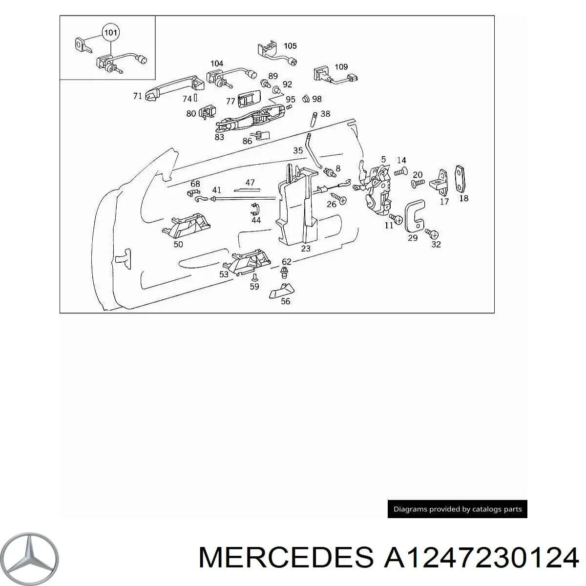 A1247230124 Mercedes 