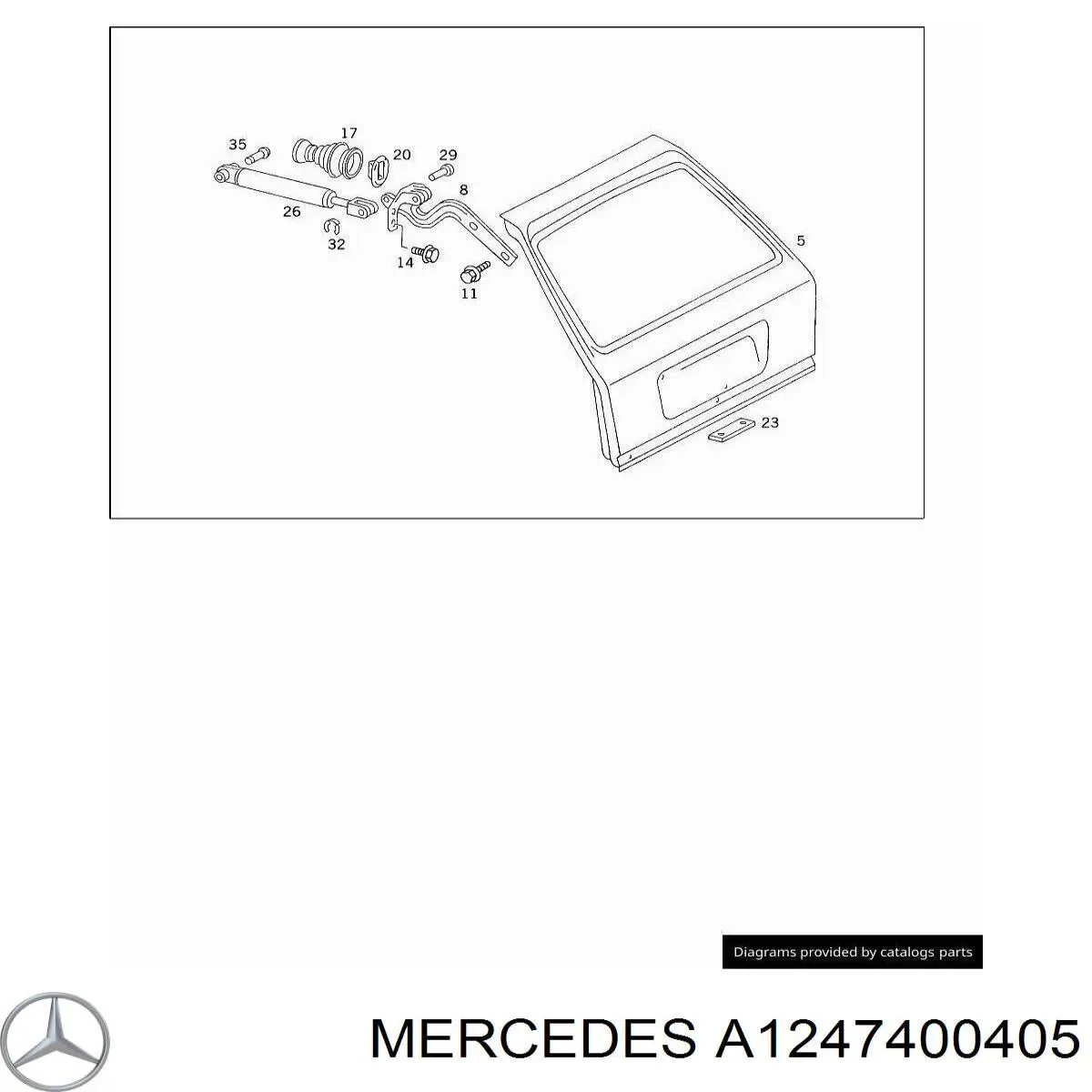 A1247400005 Mercedes Треті двері