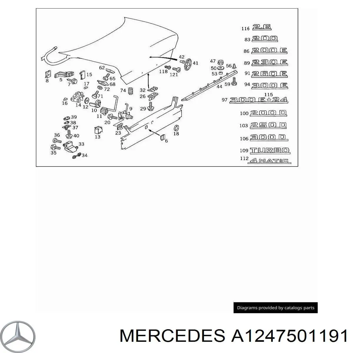 A1247501191 Mercedes 