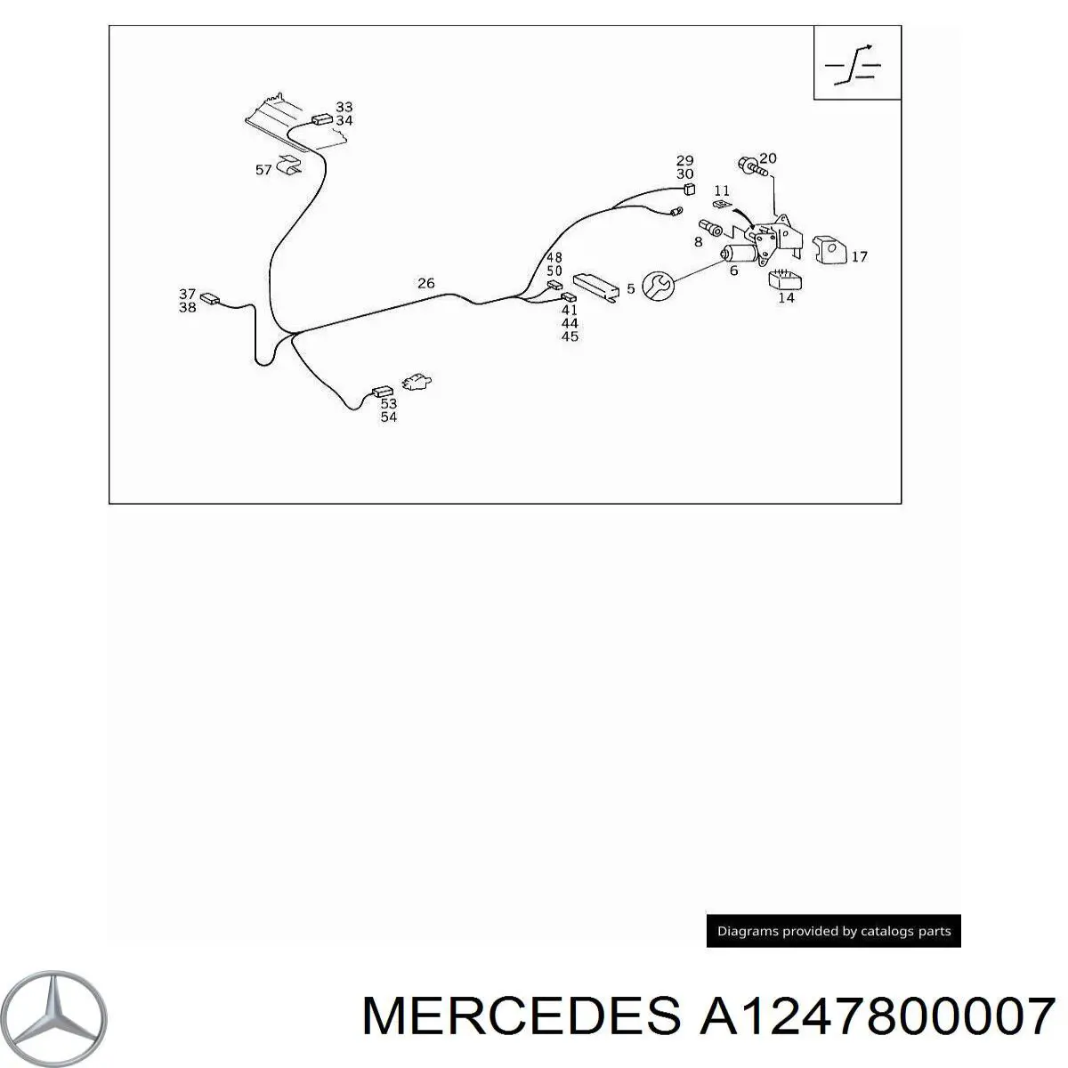 Двигун приводу люка на Mercedes E-Class (W124)