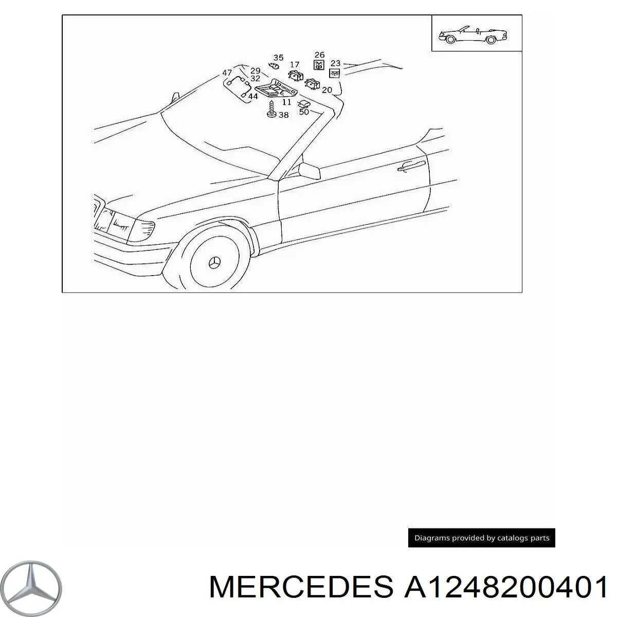 Купити A1248200401 Mercedes 