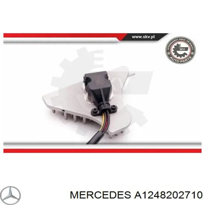 Купити A1248202710 Mercedes Їжак обігрівача