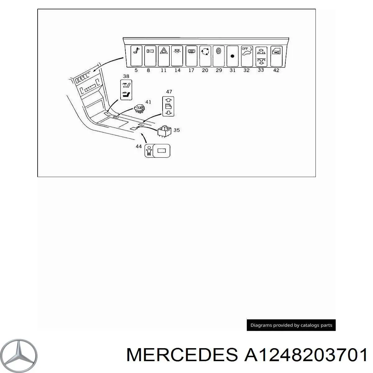 A1248203701 Mercedes 