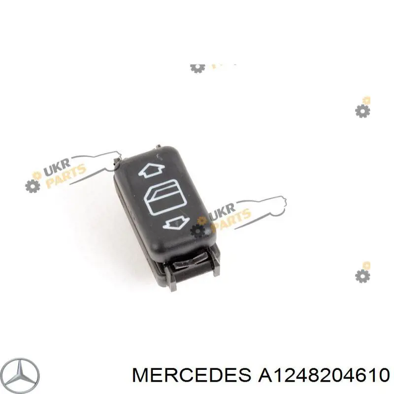 A1248204610 Mercedes кнопка вмикання двигуна склопідіймача передня ліва