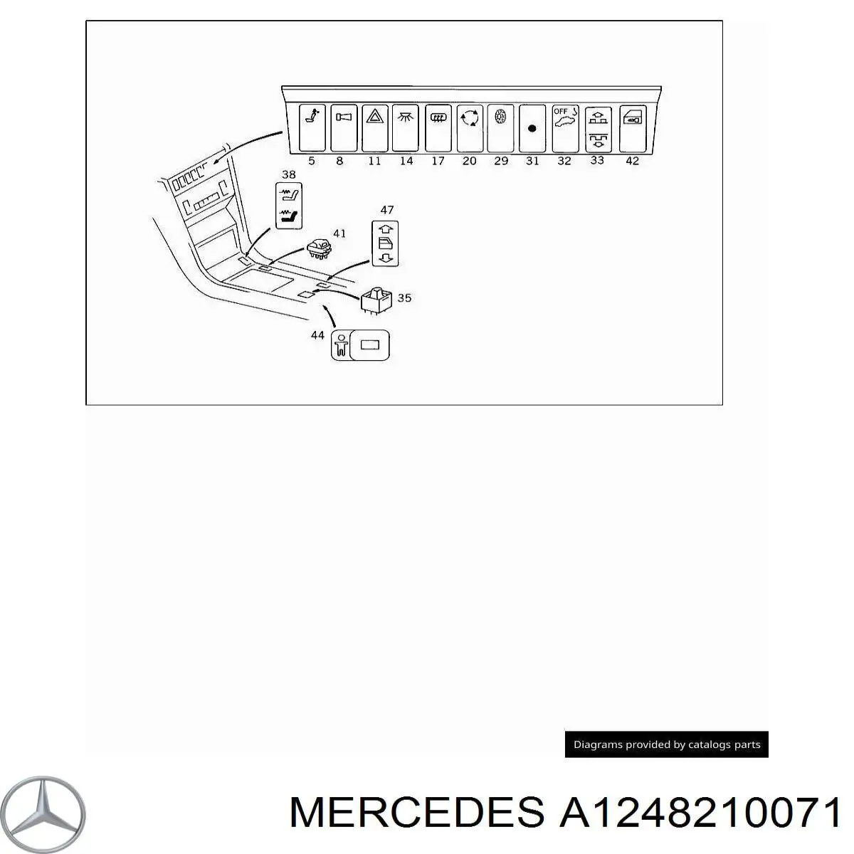 A1248210071 Mercedes 