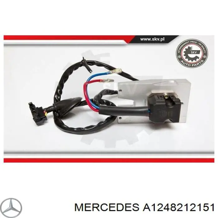 Резистор обігрівача Mercedes A1248212151 ціна, від 29.19 USD