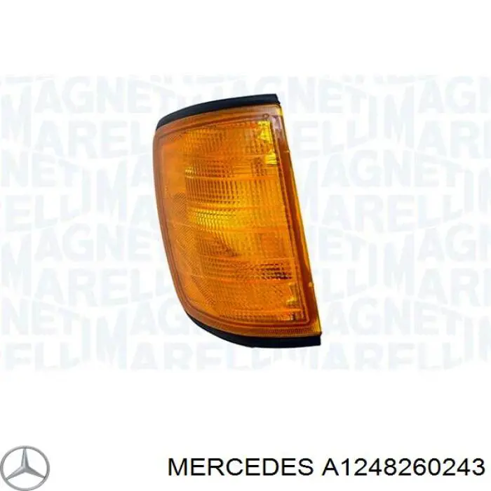 A1248260243 Mercedes Повторювач повороту в крило