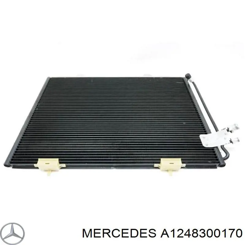 Конденсатор кондиціонера Mercedes A1248300170 ціна, від 95.81 USD