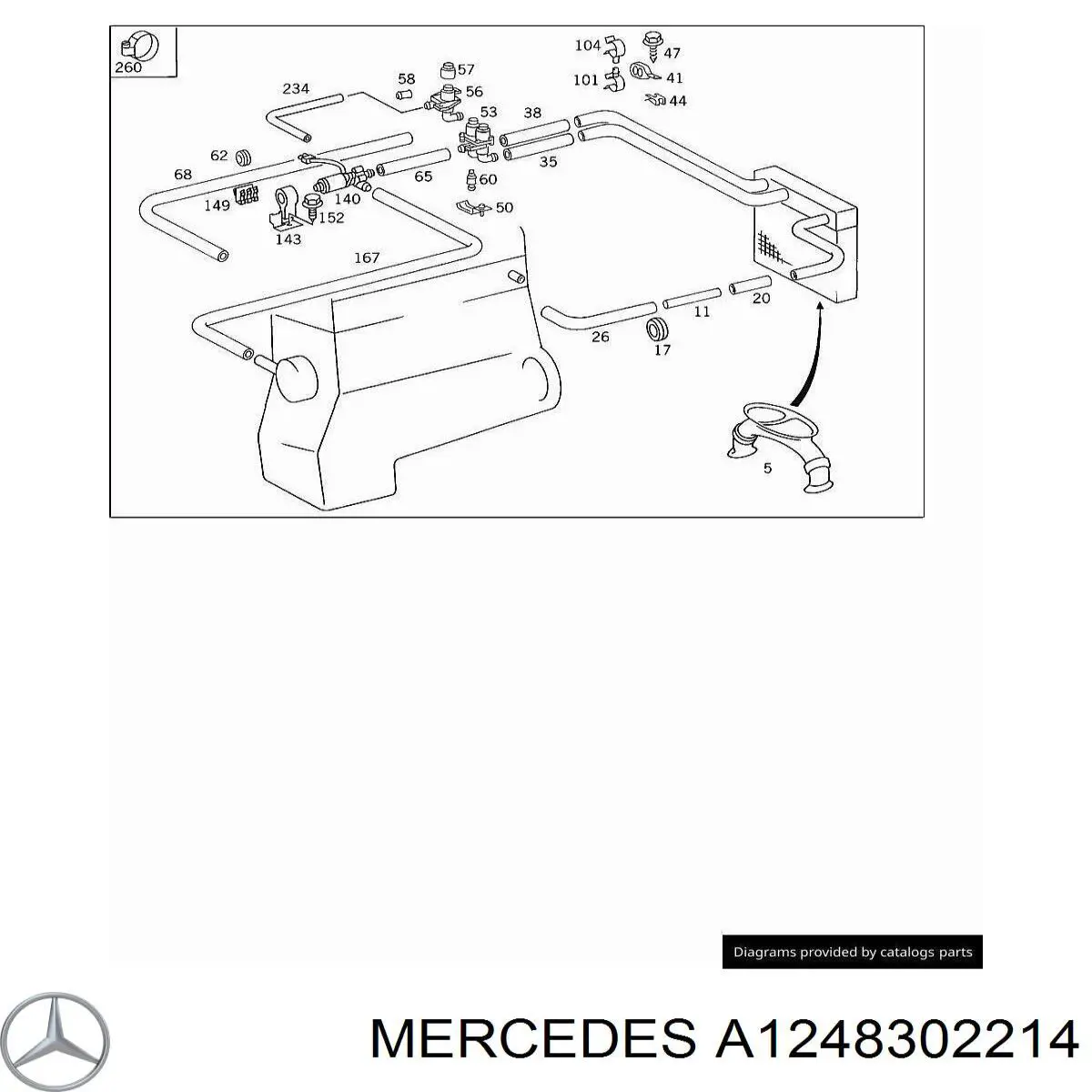 A1248302214 Mercedes 