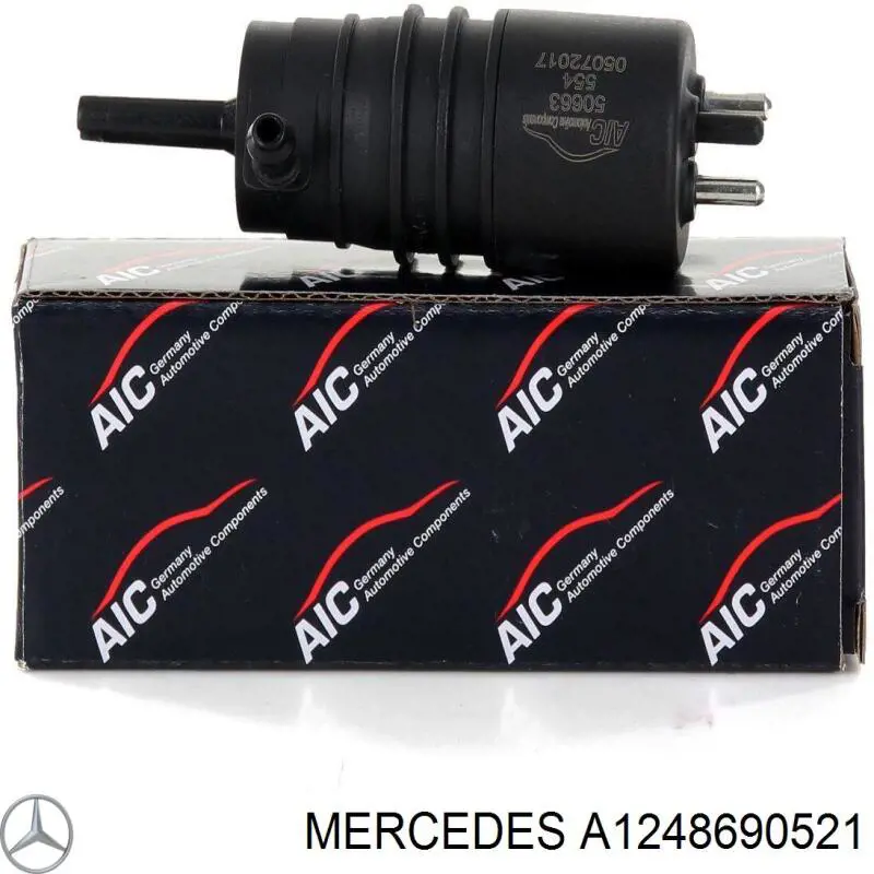 A1248690521 Mercedes насос-двигун омивача скла, переднього