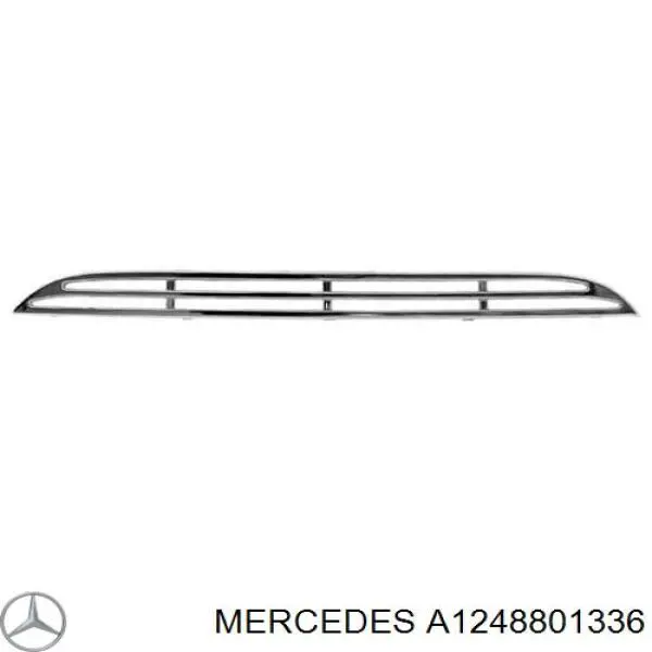 1248801336 Mercedes накладка бампера переднього, ліва