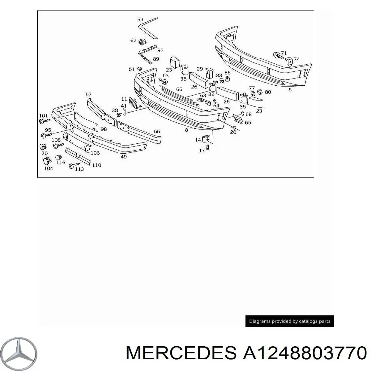 Бампер на авто Signeda PBZ04003BPI ціна, від 111.07 USD