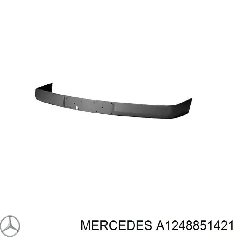 A1248851421 Mercedes накладка бампера переднього, центральна