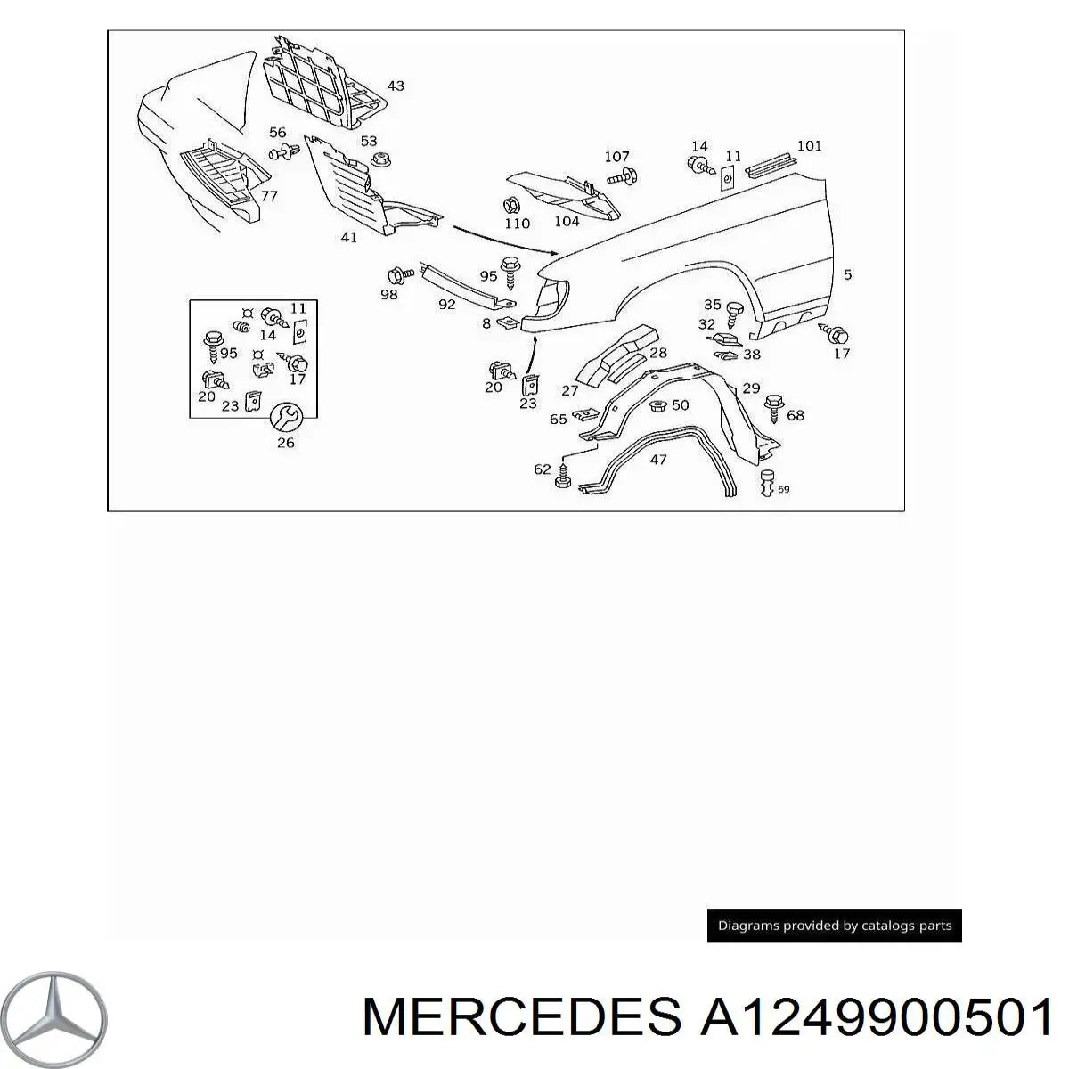  A1249900501 Mercedes