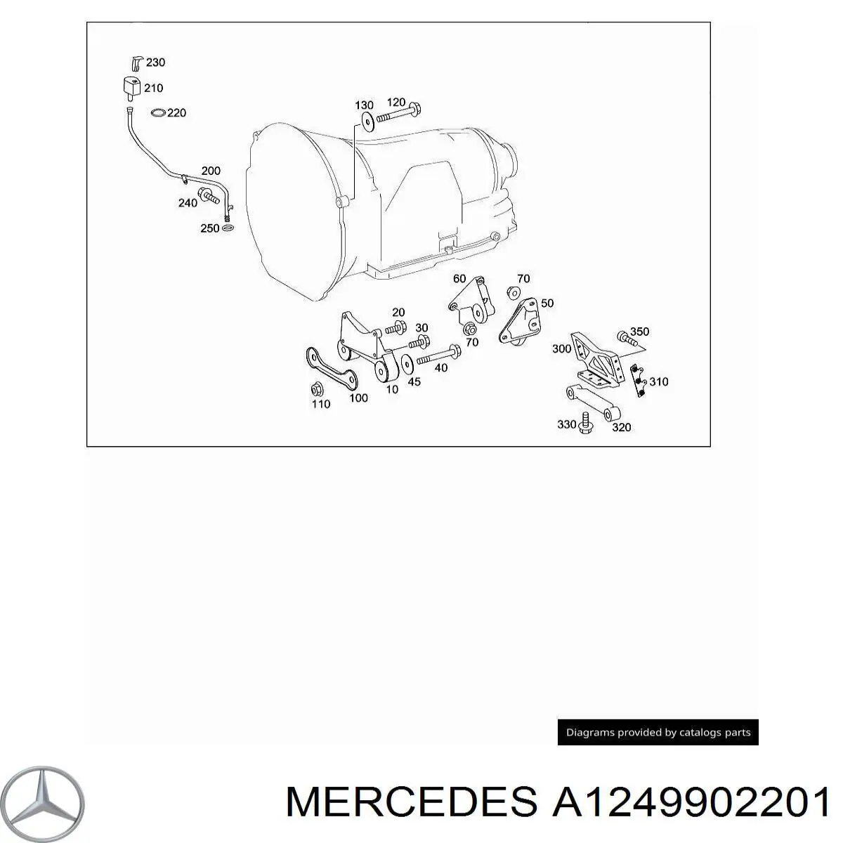 Купити A1249902201 Mercedes 