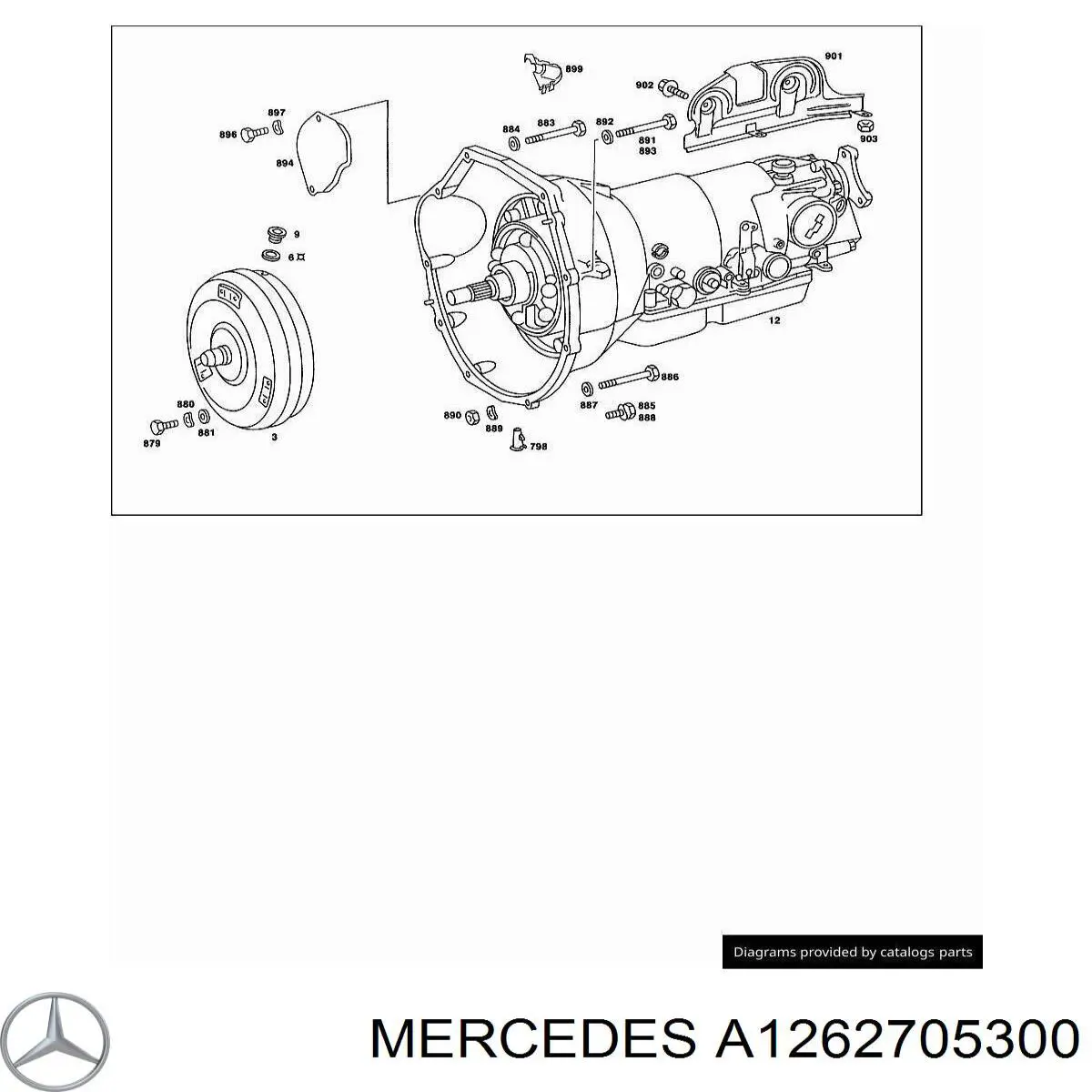 Купити A1262705300 Mercedes Ремкомплект АКПП
