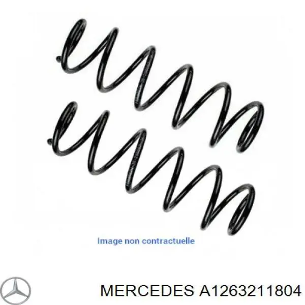 Пружина передня Mercedes A1263211804 ціна, від 63.03 USD