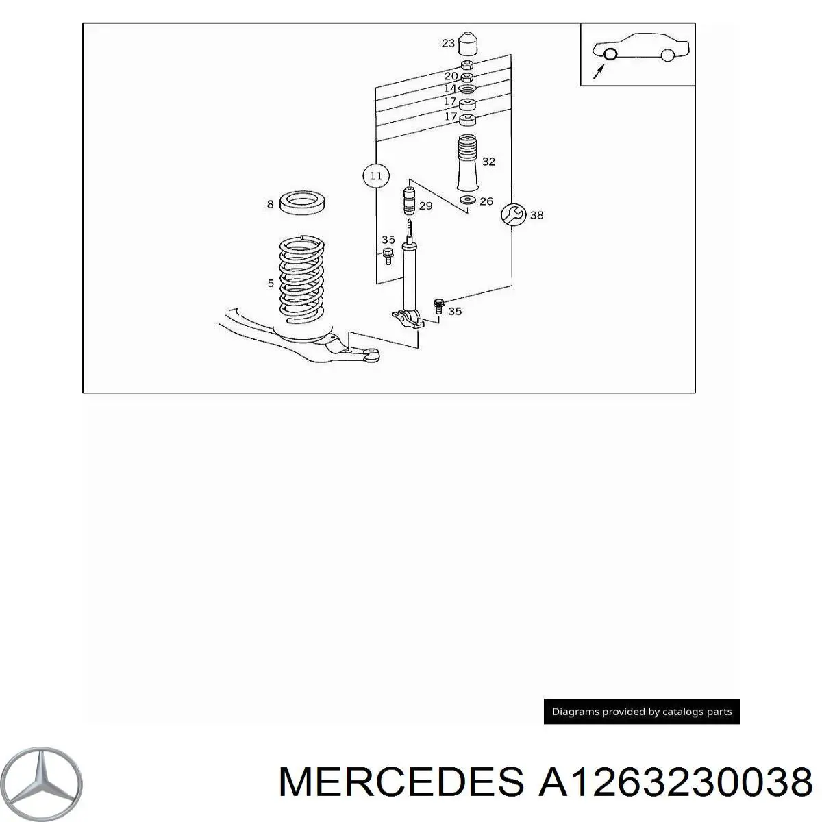  A1263230038 Mercedes