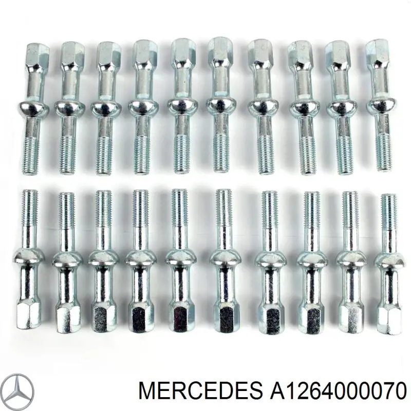 Колісний болт Mercedes A1264000070 ціна, від 9.21 USD
