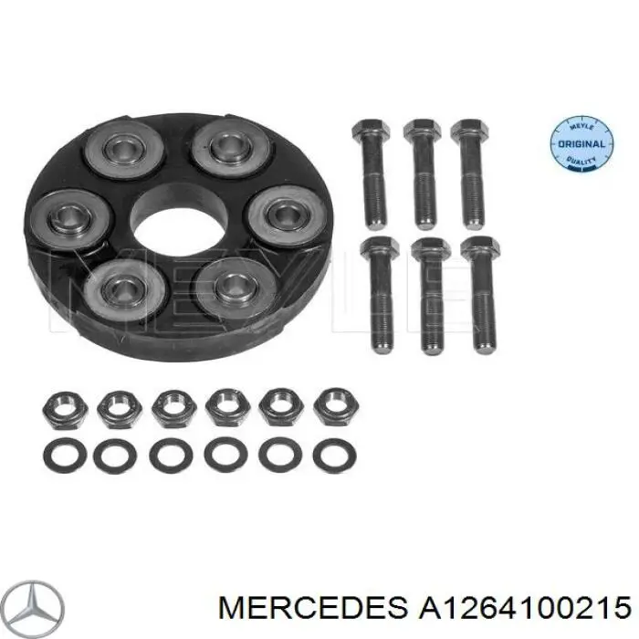 A1264100215 Mercedes муфта кардана еластична