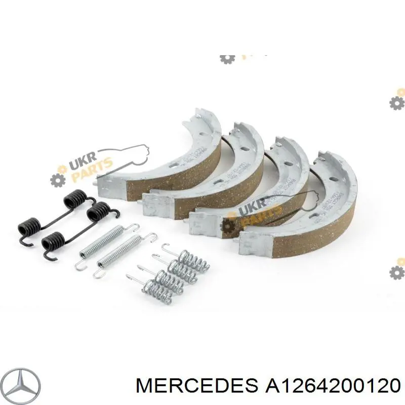 Купити A1264200120 Mercedes Гальмівні колодки гальма стоянки