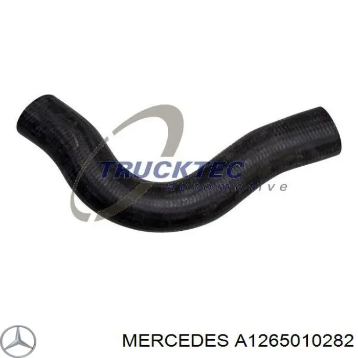 Шланг/патрубок радіатора охолодження, верхній Mercedes A1265010282 ціна, від 18.22 USD