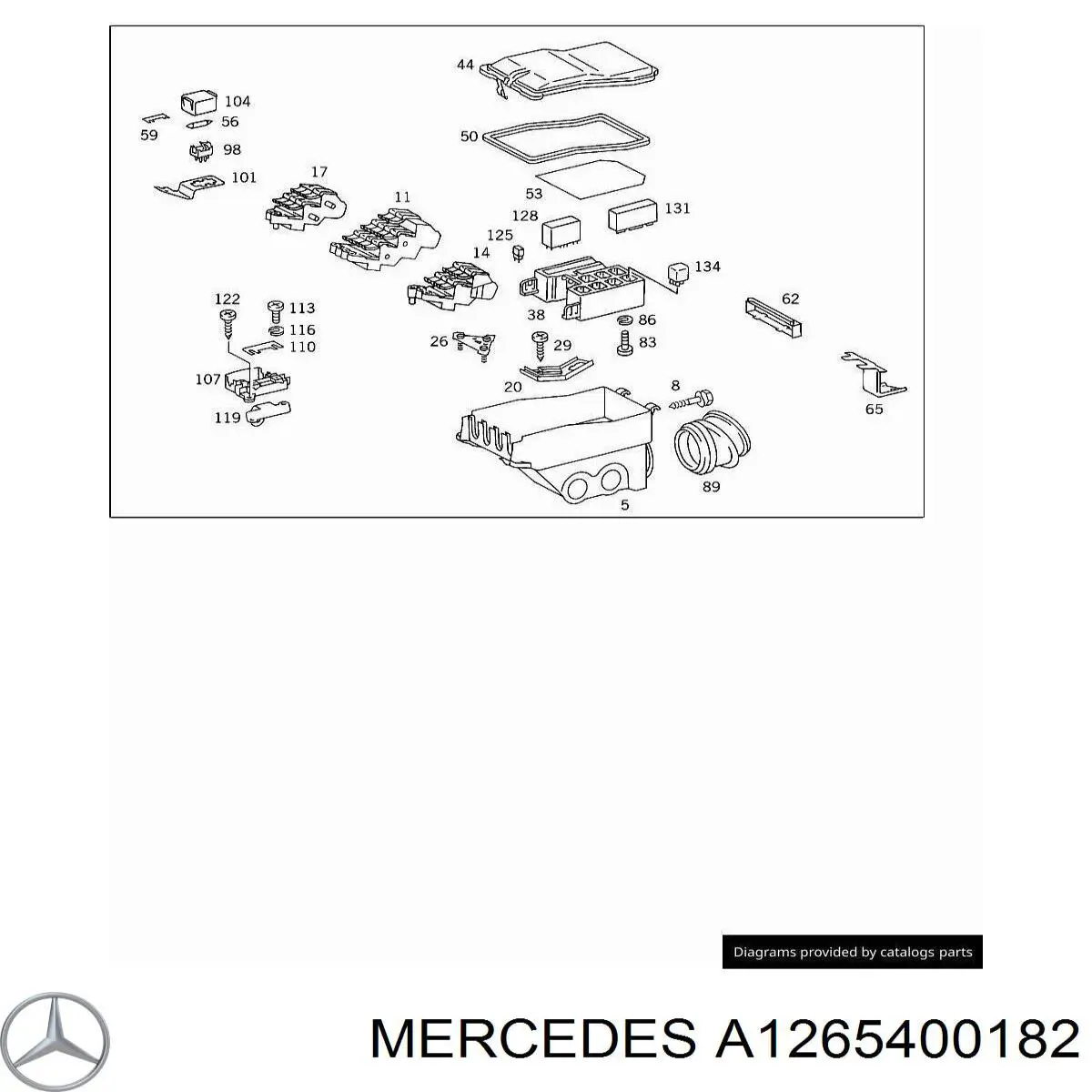 A1265400182 Mercedes 