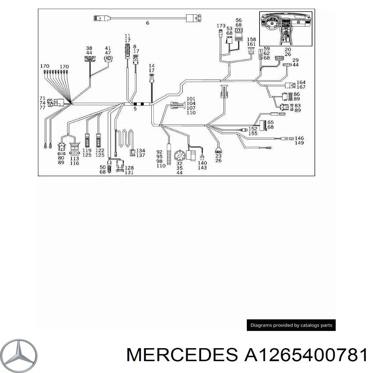 A1265400781 Mercedes 