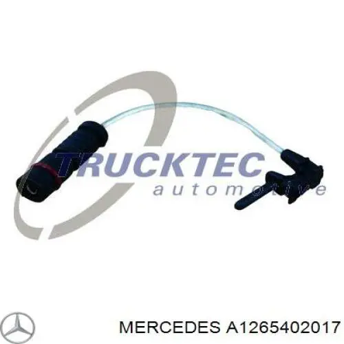A1265402017 Mercedes датчик зносу гальмівних колодок, передній