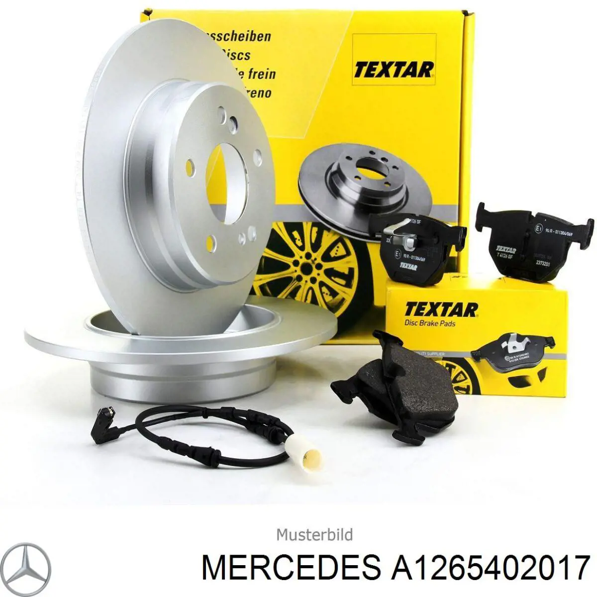Сигналізатор знос гальмівних колодок Mercedes A1265402017 ціна, від 0.99 USD