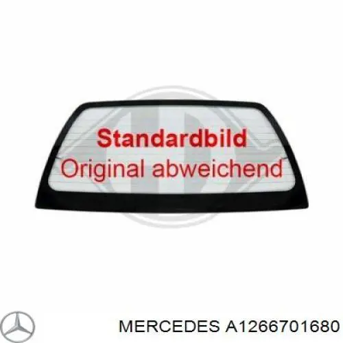 A1266701680 Mercedes Заднє вікно