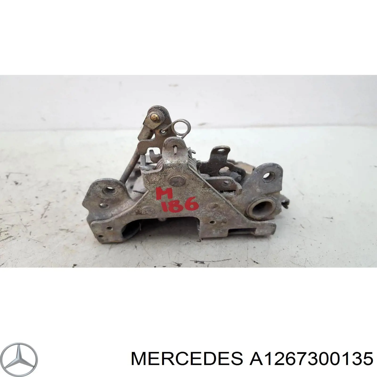 A1267300135 Mercedes Замок задніх дверей, лівих