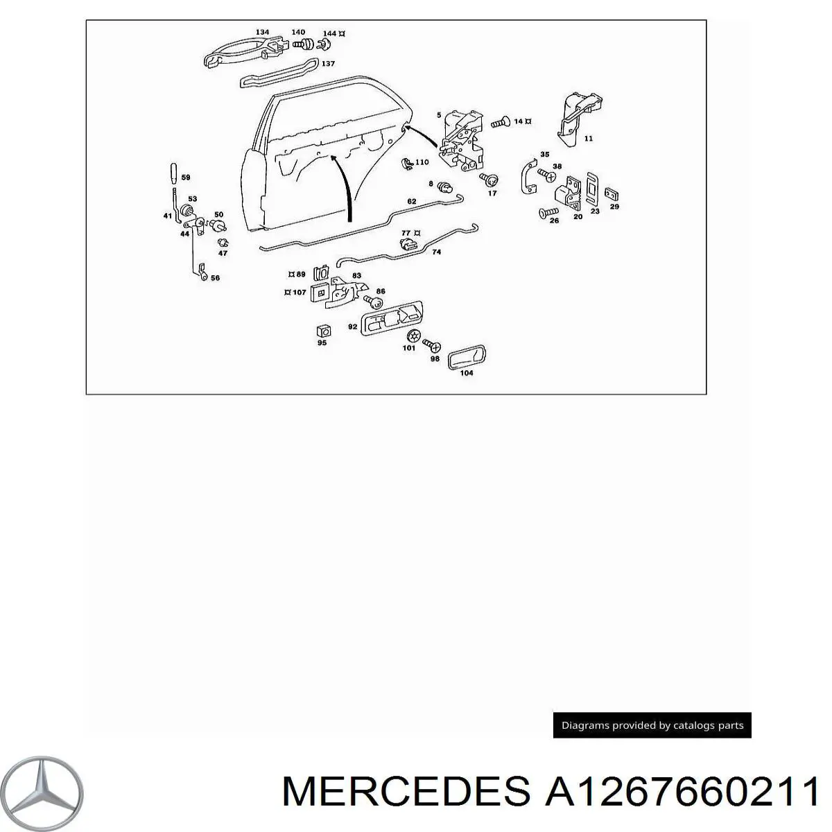 A1267660211 Mercedes 
