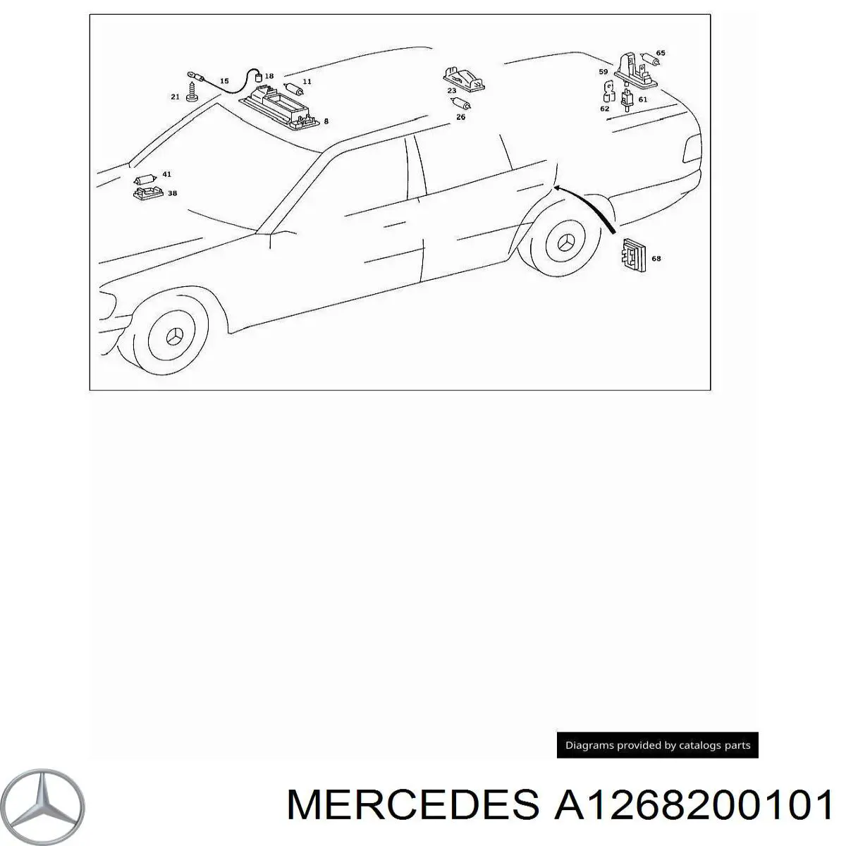  A1268200101 Mercedes