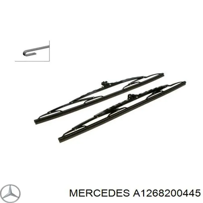 A1268200445 Mercedes Щітка двірника ліва