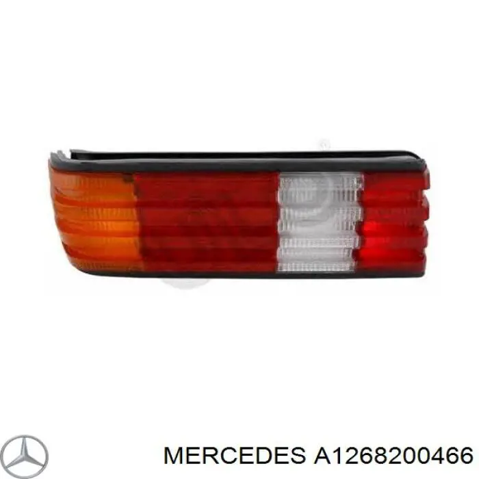Скло заднього ліхтаря, правого Mercedes A1268200466 ціна, від 44.34 USD