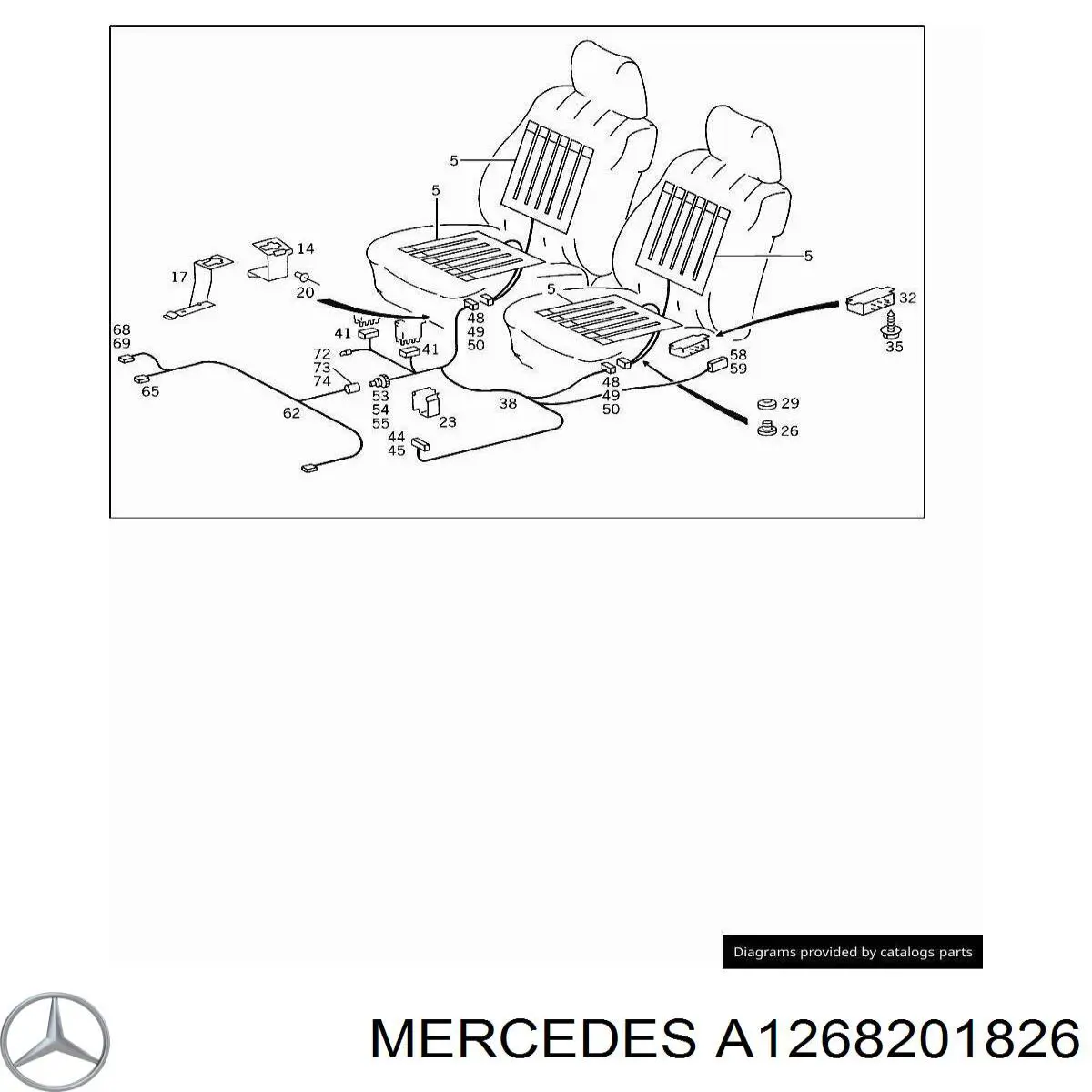 A1268201826 Mercedes 