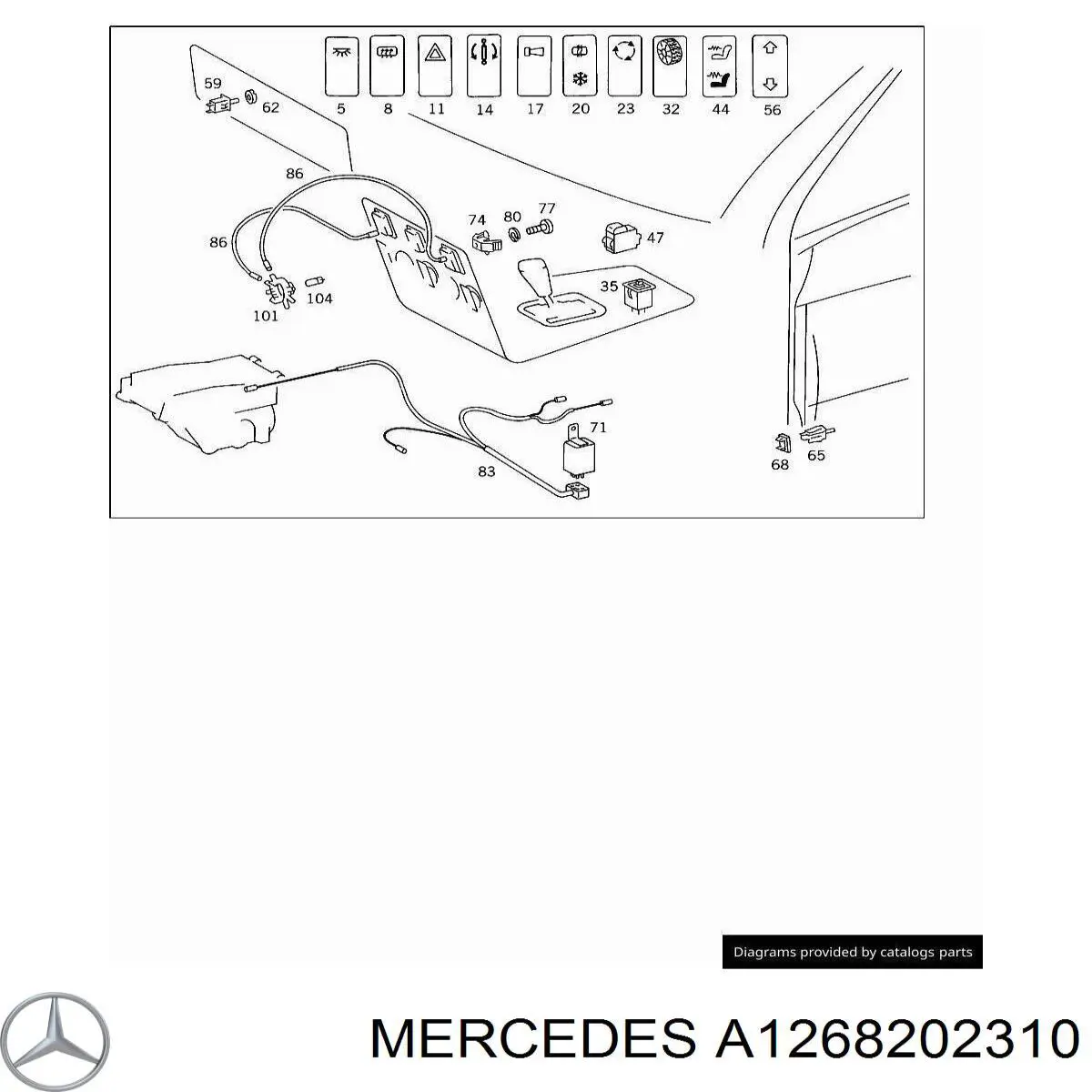  A1268202310 Mercedes