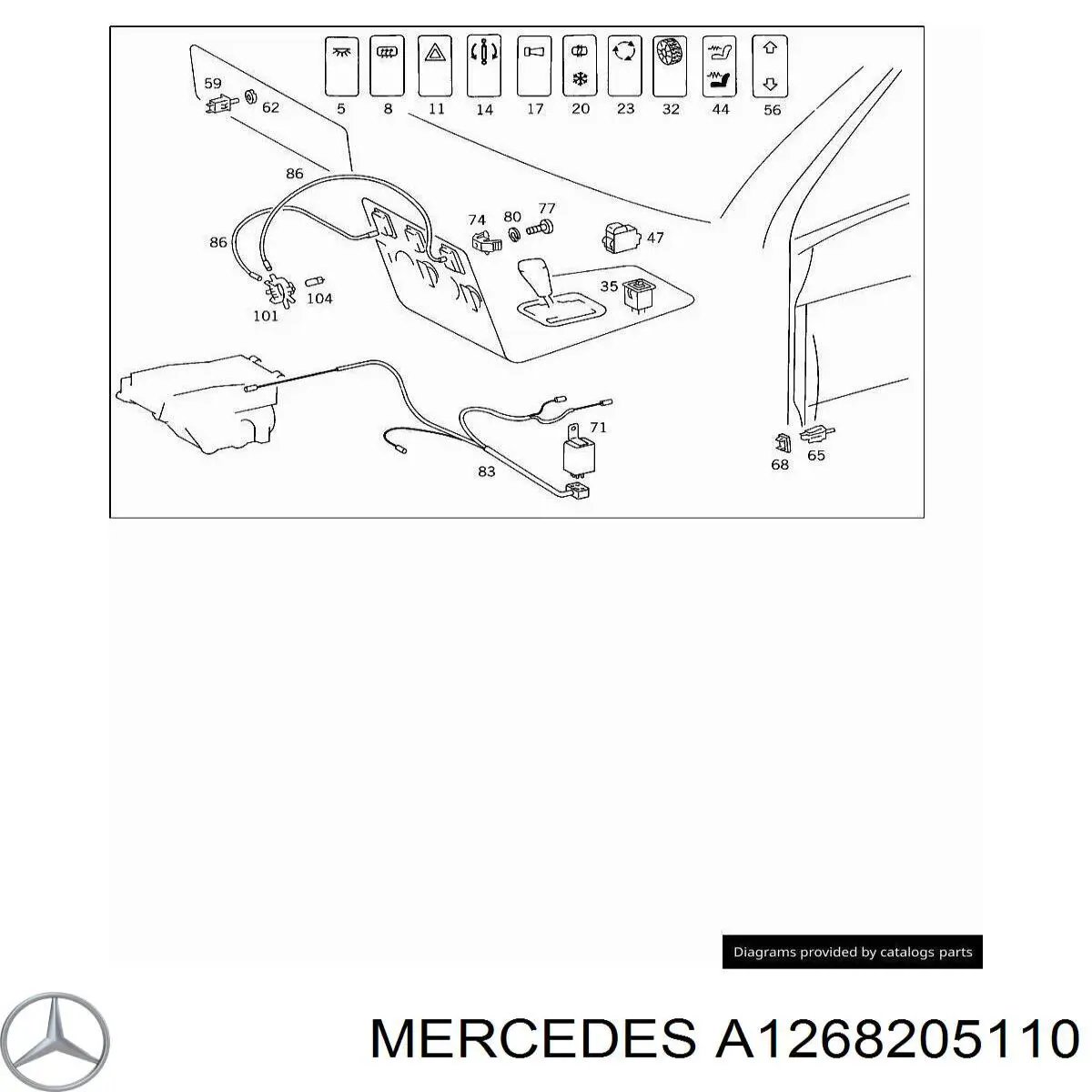 A1268205110 Mercedes 