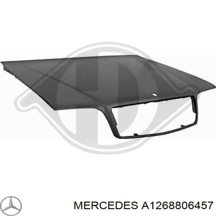 Капот Mercedes A1268806457 ціна, від 424.79 USD