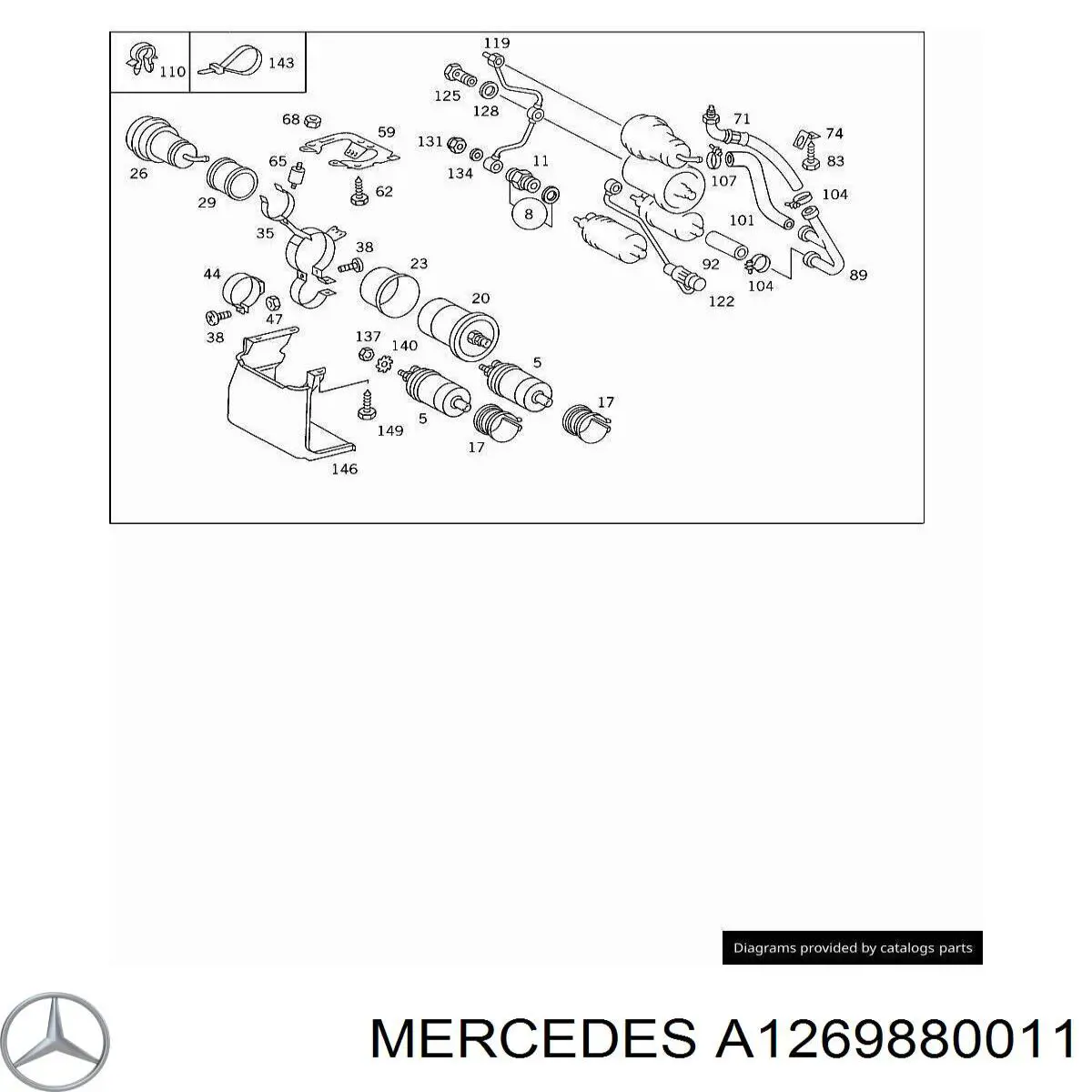  A1269880011 Mercedes