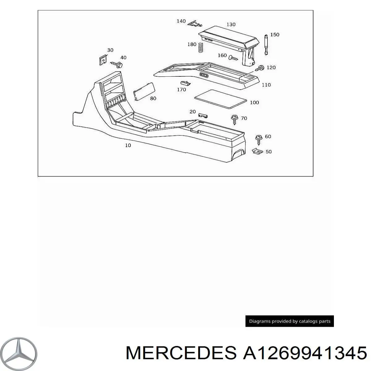 Купити A1269941345 Mercedes 
