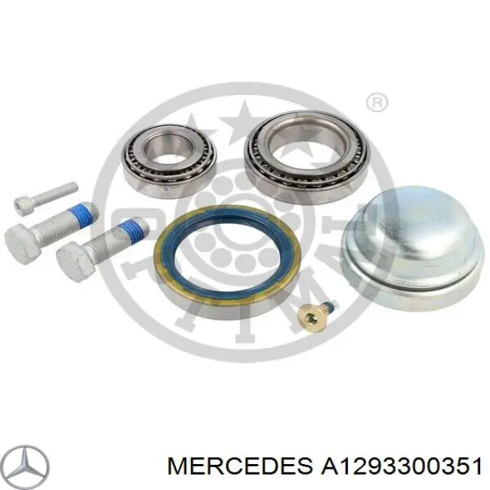 Купити A1293300351 Mercedes Підшипник ступиці передньої
