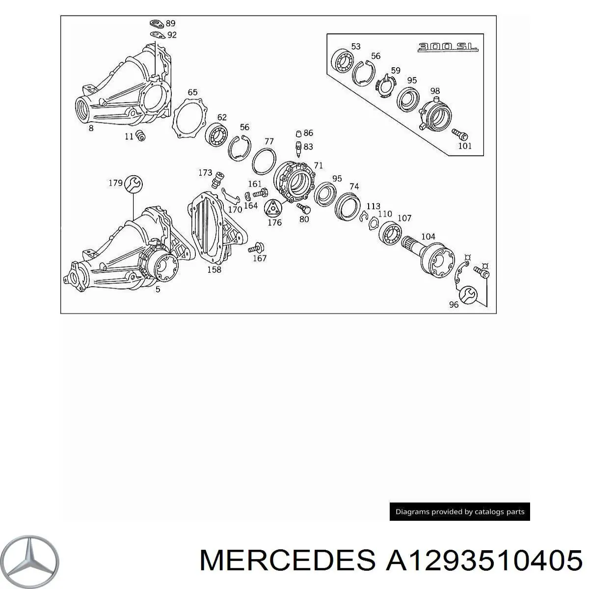 A1293510405 Mercedes 