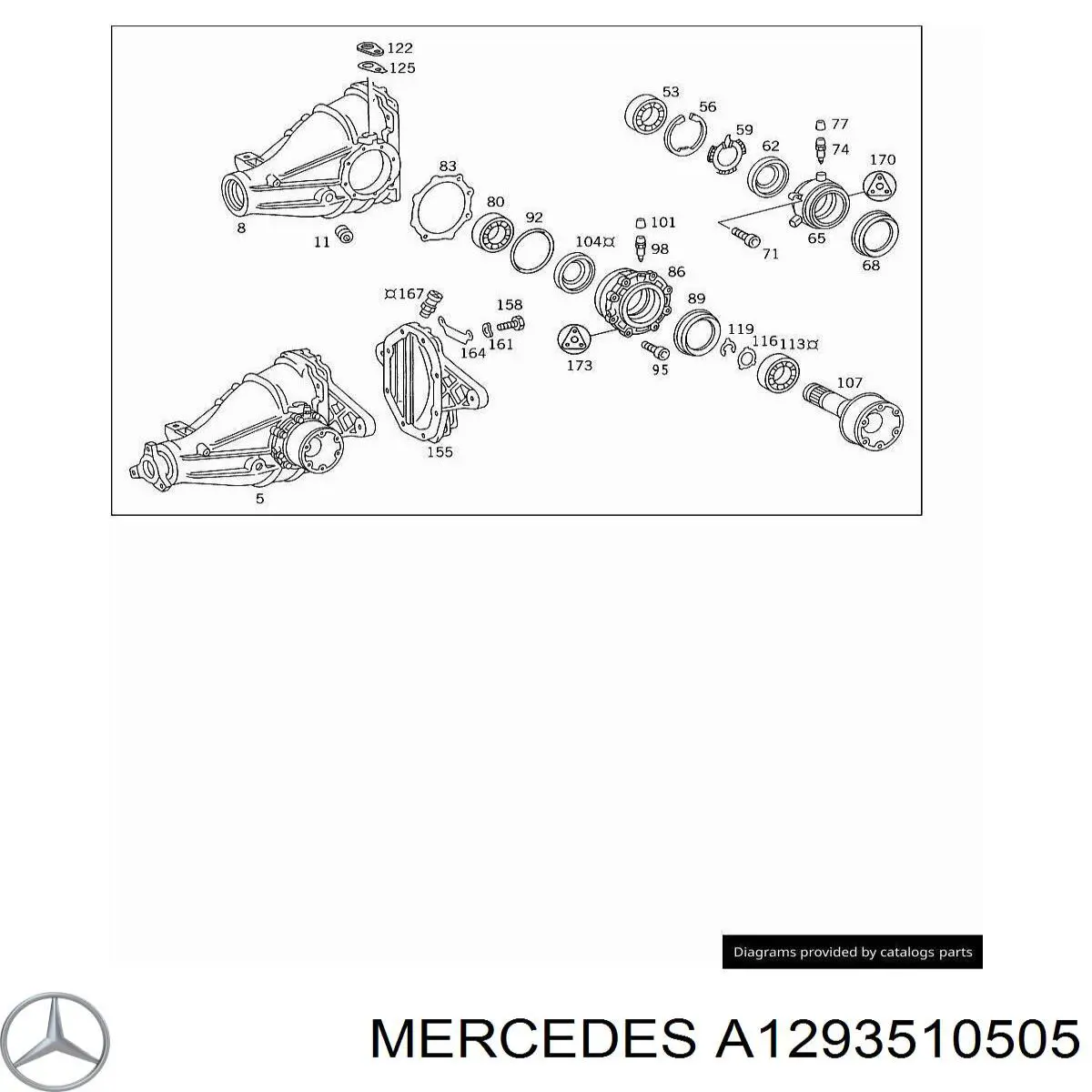 A1293510505 Mercedes 