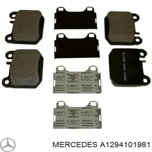 Муфта підвісної підшипника Mercedes A1294101981